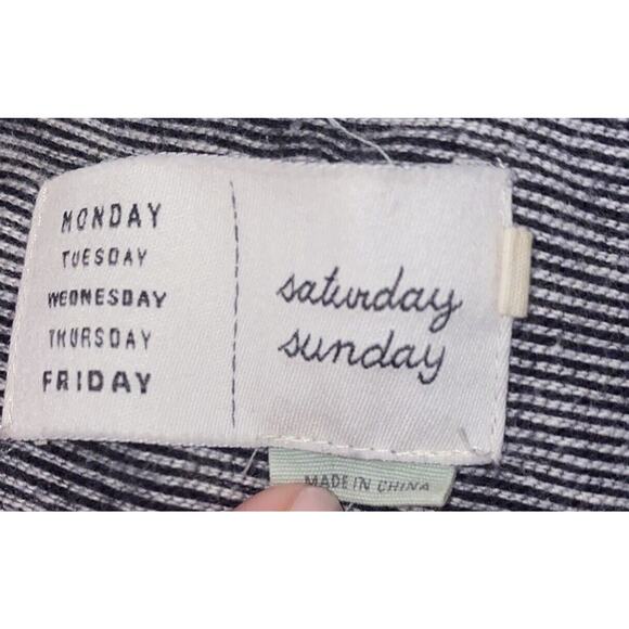 Anthropologie Saturday Sunday Dress Women Sz S Heather Gray Short Sleeve Pockets - Picture 7 of 14